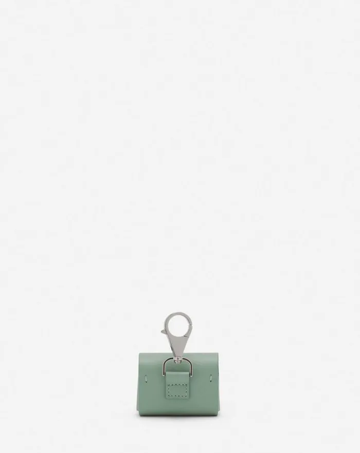 Women Lanvin Wallets and Small Leather Goods Lanvin Signature Leather Case For Airpods Pro Vert De Gris Women Lanvin Wallets and Small Leather Goods Lanvin Signature Leather Case For Airpods Pro Vert De Gris