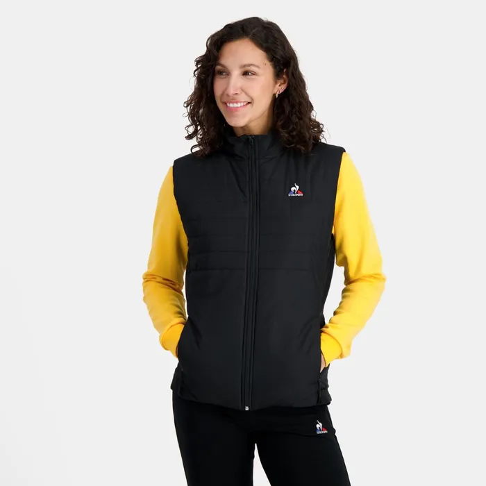 Women Le Coq Sportif Jackets Essentiels Down Jacket Lgre Sans Manche