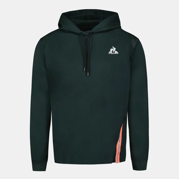 Women Le Coq Sportif Sweatshirts And Hoodies Training Performance Hoodie Scarab Women Le Coq Sportif Sweatshirts And Hoodies Training Performance Hoodie Scarab