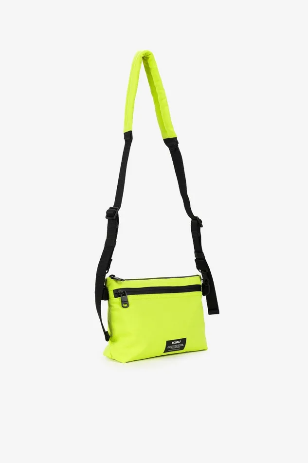 Women Lime Green Lupita Shoulder Bag Ecoalf Handbags