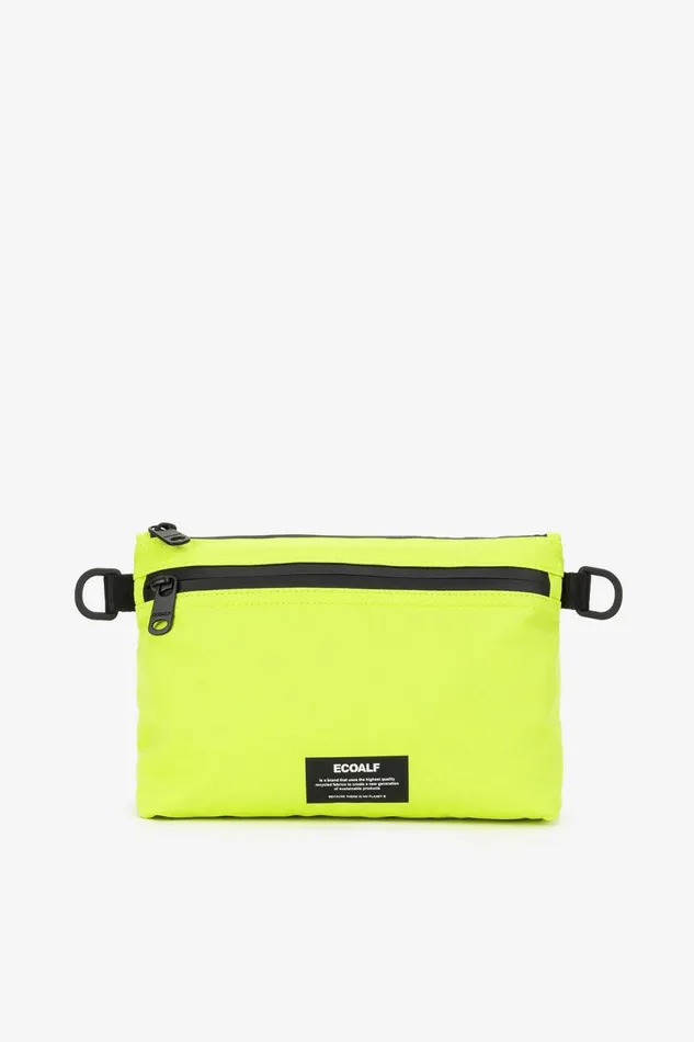 Women Lime Green Lupita Shoulder Bag Ecoalf Handbags