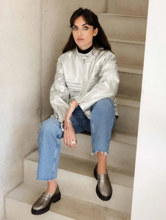 Women Loafers and Derbies Bobbies Amalia Cosmic Silver Women Loafers and Derbies Bobbies Amalia Cosmic Silver