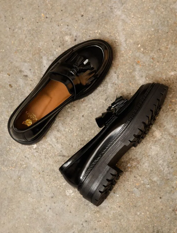 Women Loafers and Derbies Bobbies Deniz Siyah Black