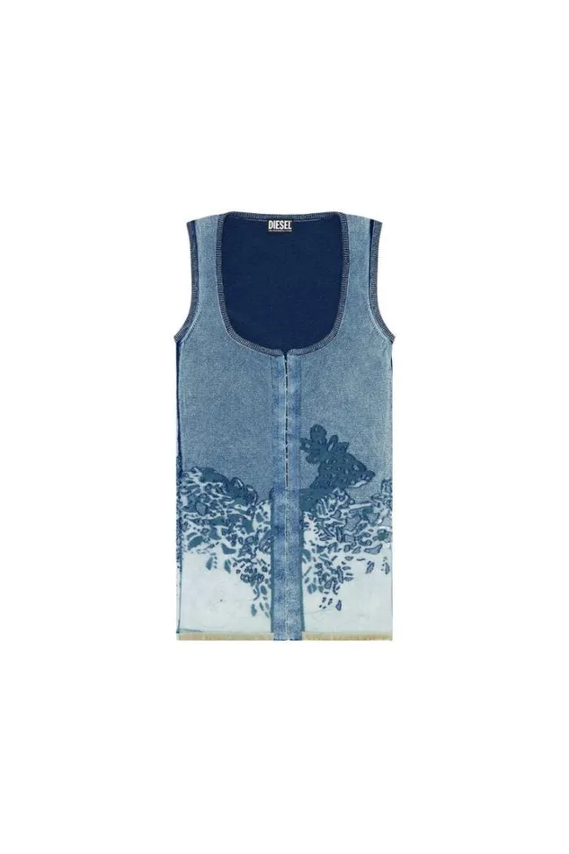 Women MAndia Blue Diesel Knitwear Women MAndia Blue Diesel Knitwear