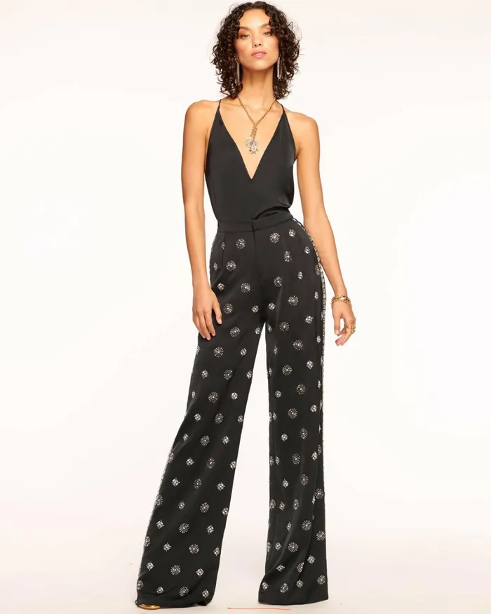 Women Makayla Embellished Pant Black Ramy Brook Pants Women Makayla Embellished Pant Black Ramy Brook Pants