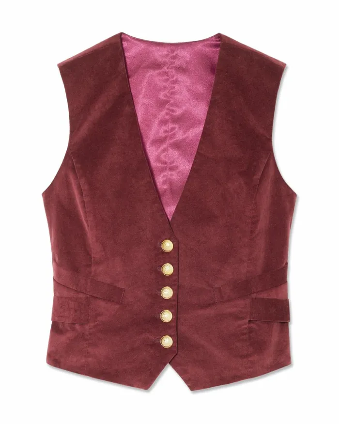 Women Margot Vest Cabernet Ramy Brook Tops Women Margot Vest Cabernet Ramy Brook Tops