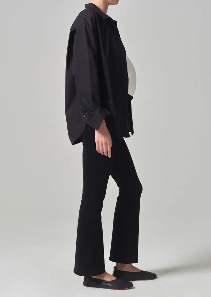 Women Maternity Citizens Of Humanity Maternity Lilah High Rise Bootcut 30034 In Plush Black