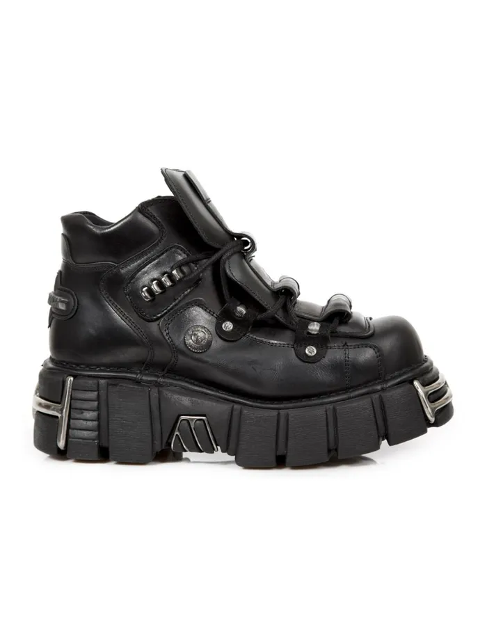 WomenMen Ankle Boot Metallic M215S3 New Rock Booties WomenMen Ankle Boot Metallic M215S3 New Rock Booties