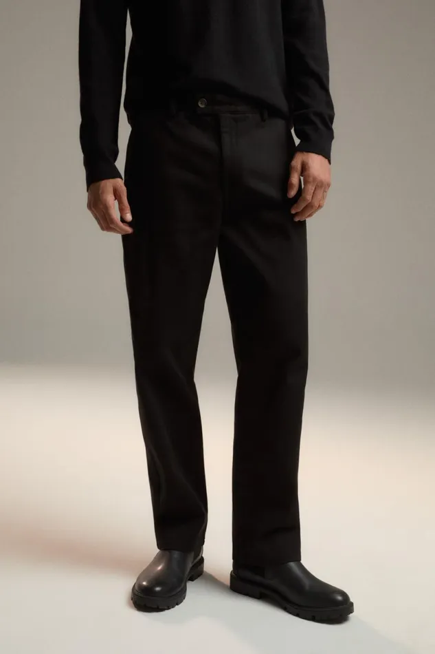 WomenMen Black Grek Pants Ecoalf Onepointzero