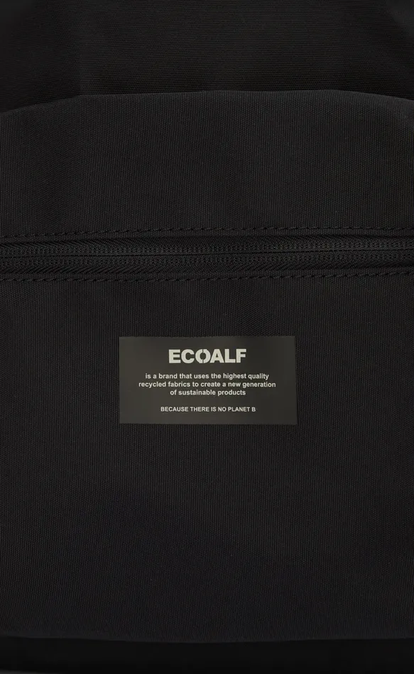WomenMen Black Wakai Backpack Ecoalf Backpacks