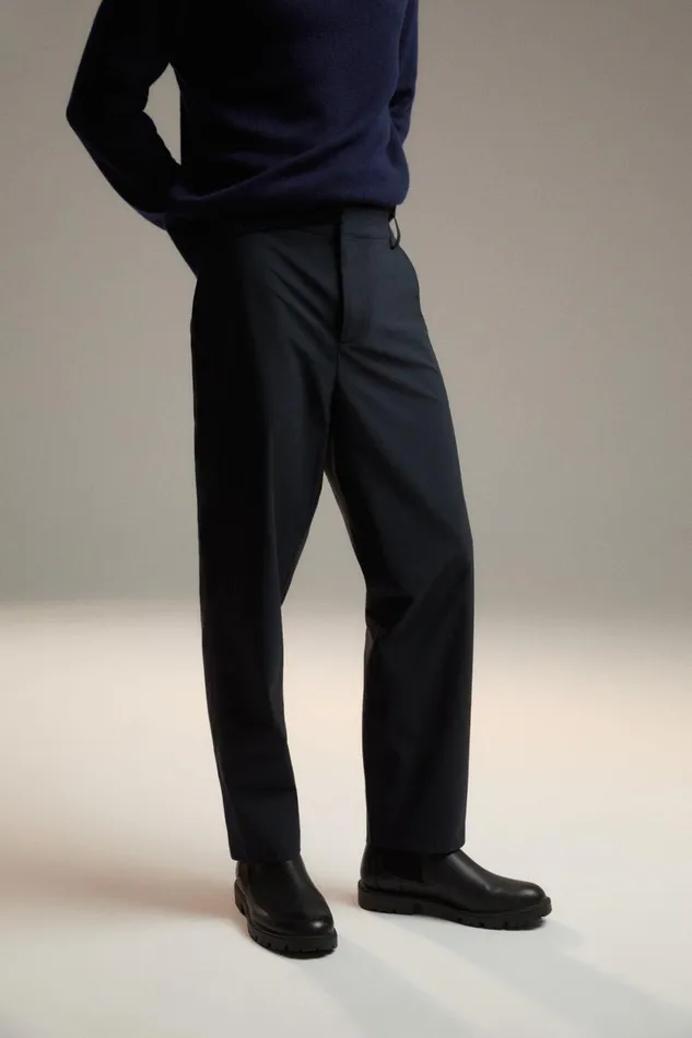 WomenMen Blue Prisma Trousers Ecoalf Onepointzero