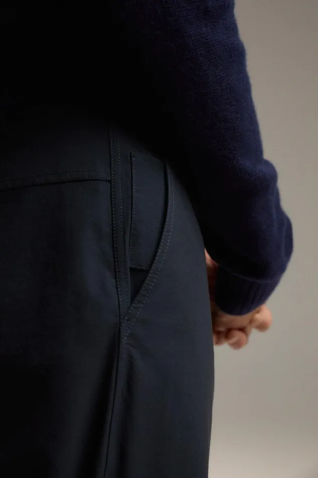 WomenMen Blue Prisma Trousers Ecoalf Onepointzero