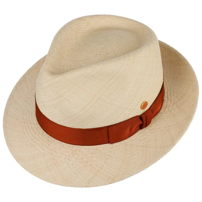 WomenMen Bogart Hats Mayser Manuel Brisa Panama Hat Natural Blue WomenMen Bogart Hats Mayser Manuel Brisa Panama Hat Natural Blue