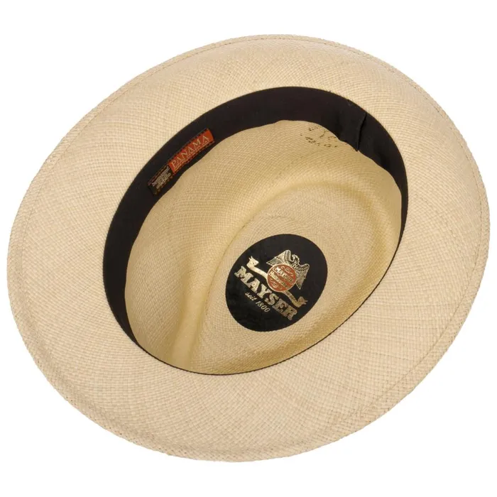 WomenMen Bogart Hats Mayser Manuel Brisa Panama Hat Natural Blue WomenMen Bogart Hats Mayser Manuel Brisa Panama Hat Natural Blue