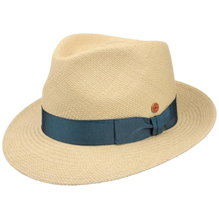 WomenMen Bogart Hats Mayser Manuel Brisa Panama Hat Natural Blue WomenMen Bogart Hats Mayser Manuel Brisa Panama Hat Natural Blue