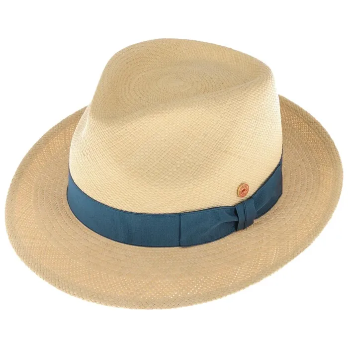 WomenMen Bogart Hats Mayser Manuel Brisa Panama Hat Natural Blue WomenMen Bogart Hats Mayser Manuel Brisa Panama Hat Natural Blue