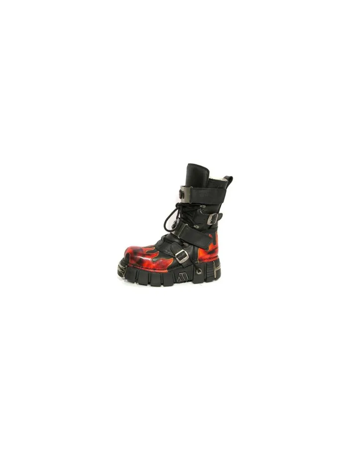 WomenMen Boot Metallic M150C1 New Rock Boots