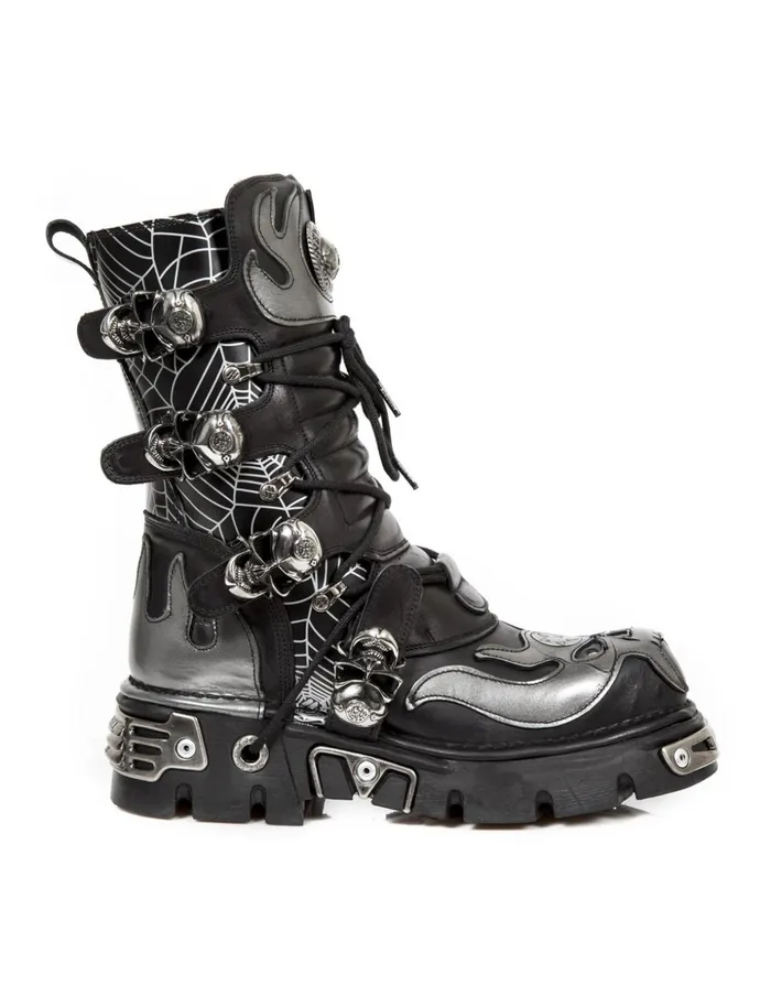 WomenMen Boot Metallic M373Cz73 New Rock Boots