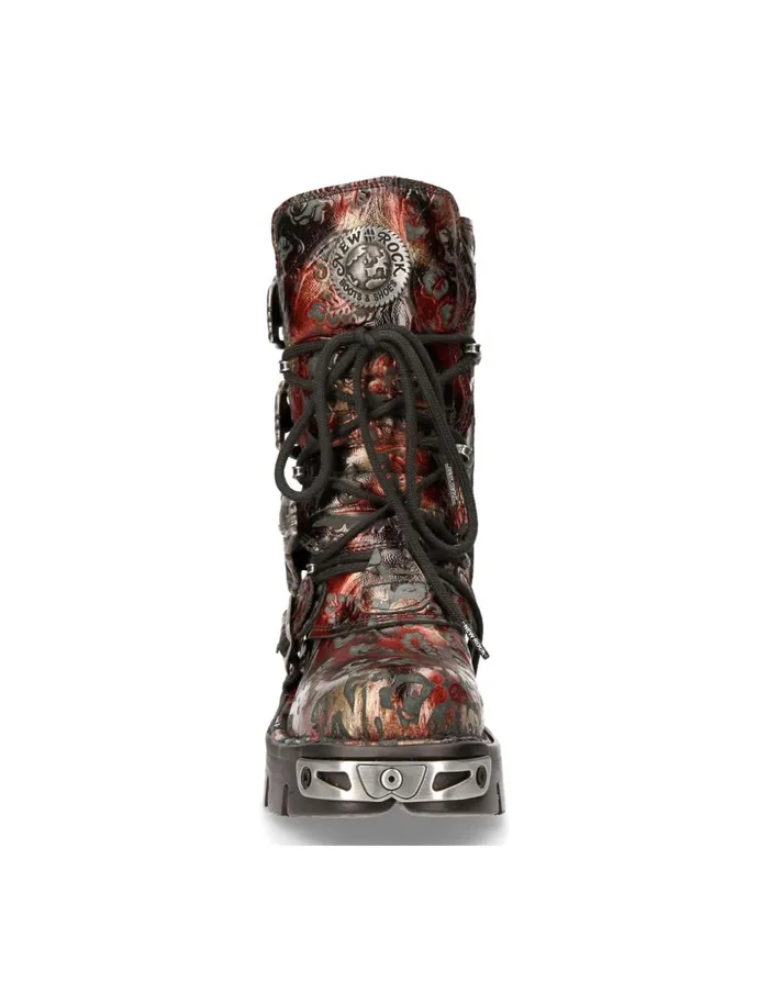 WomenMen Boot Metallic M391S26 New Rock Boots WomenMen Boot Metallic M391S26 New Rock Boots