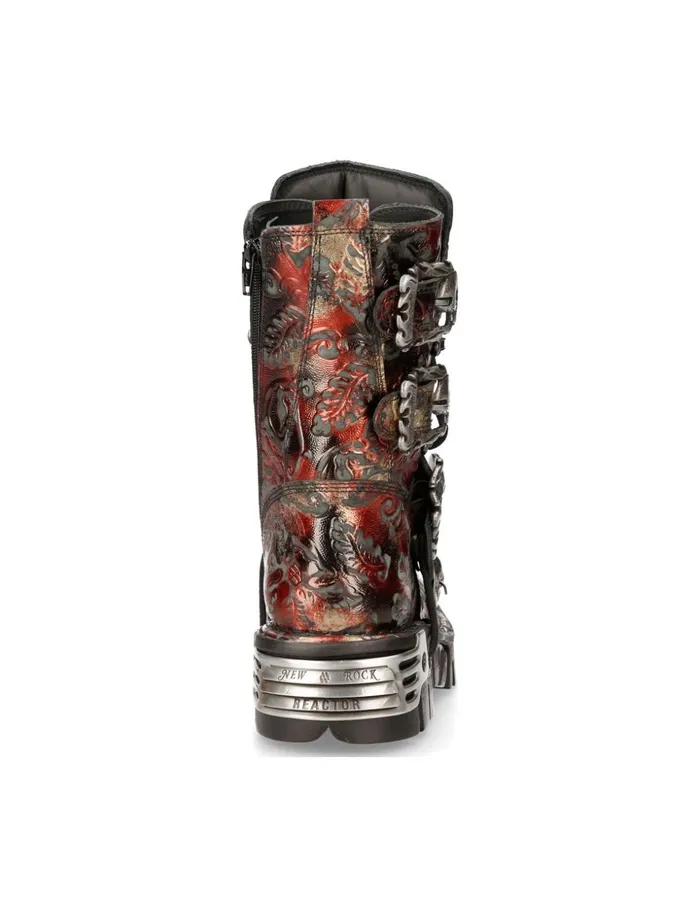WomenMen Boot Metallic M391S26 New Rock Boots WomenMen Boot Metallic M391S26 New Rock Boots