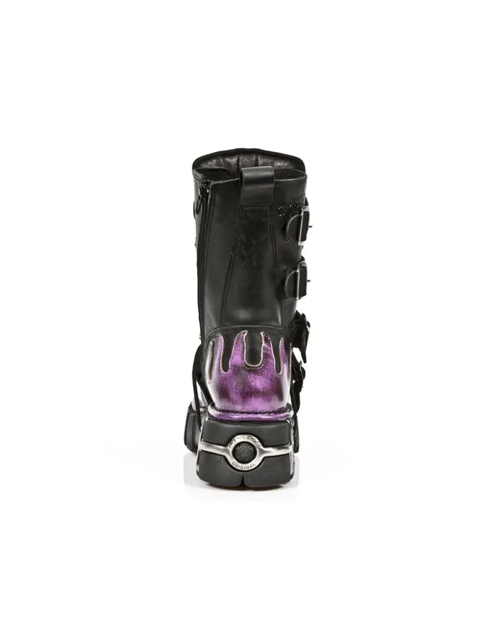 WomenMen Boot Metallic M591C1 New Rock Boots WomenMen Boot Metallic M591C1 New Rock Boots