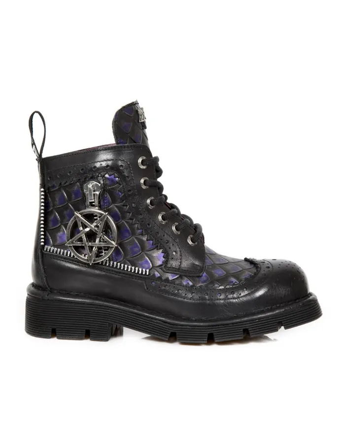 WomenMen Boot Metallic MMili122C1 New Rock Boots WomenMen Boot Metallic MMili122C1 New Rock Boots