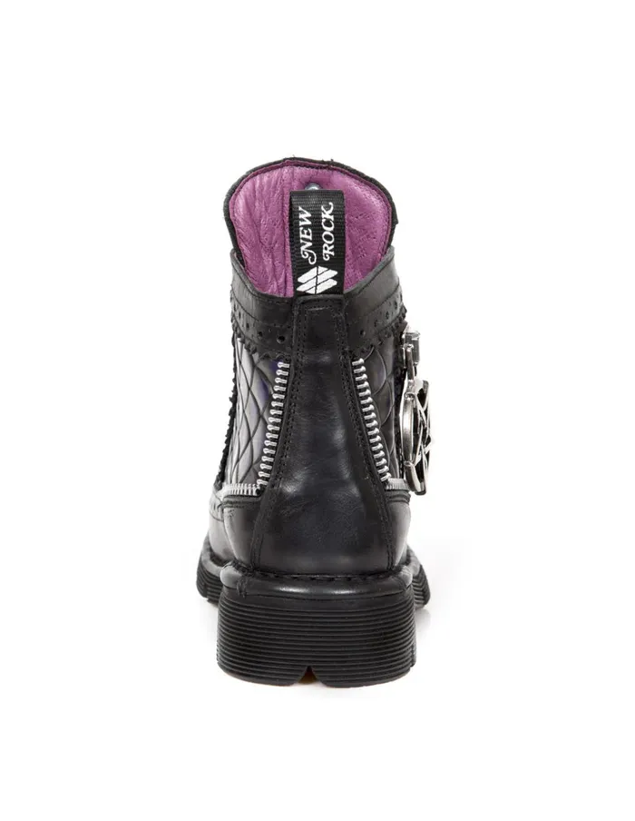 WomenMen Boot Metallic MMili122C1 New Rock Boots WomenMen Boot Metallic MMili122C1 New Rock Boots