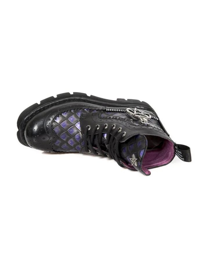 WomenMen Boot Metallic MMili122C1 New Rock Boots WomenMen Boot Metallic MMili122C1 New Rock Boots