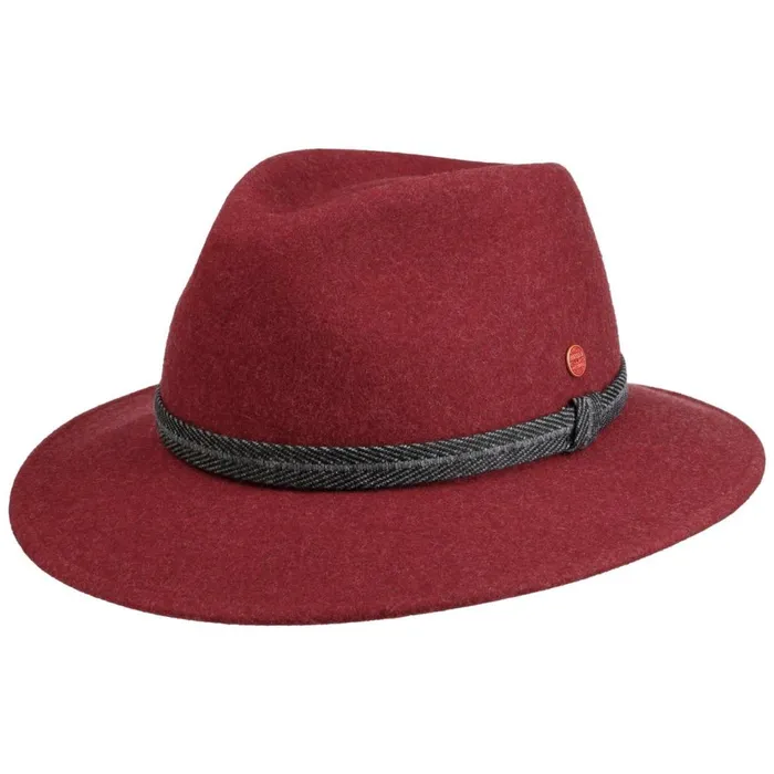 WomenMen Felt Hats Mayser Gedeon Plus Traveller Wool Hat Anthracitemottled WomenMen Felt Hats Mayser Gedeon Plus Traveller Wool Hat Anthracitemottled