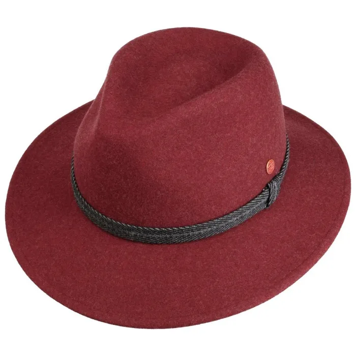 WomenMen Felt Hats Mayser Gedeon Plus Traveller Wool Hat Anthracitemottled WomenMen Felt Hats Mayser Gedeon Plus Traveller Wool Hat Anthracitemottled