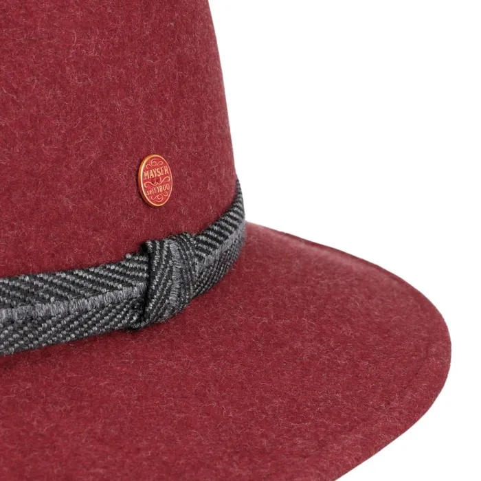 WomenMen Felt Hats Mayser Gedeon Plus Traveller Wool Hat Anthracitemottled WomenMen Felt Hats Mayser Gedeon Plus Traveller Wool Hat Anthracitemottled