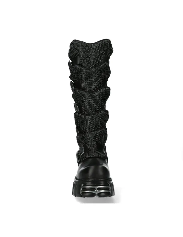 WomenMen High Boot Metallic M738C1 New Rock High Boots WomenMen High Boot Metallic M738C1 New Rock High Boots