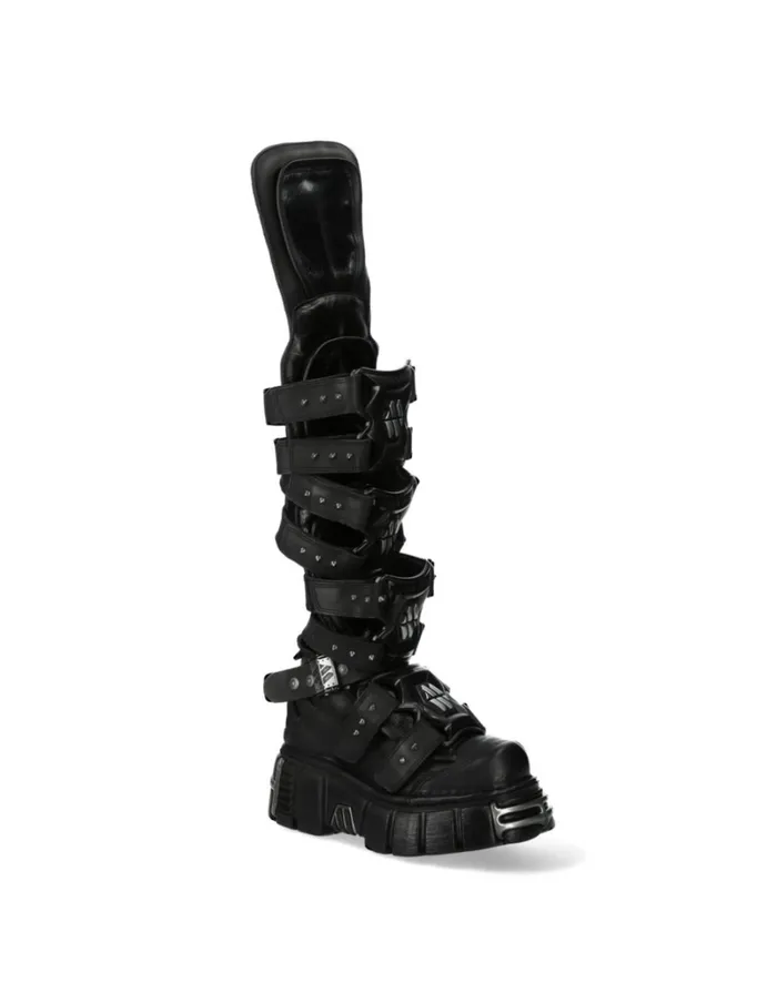 WomenMen MMet041C3 New Rock High Boots
