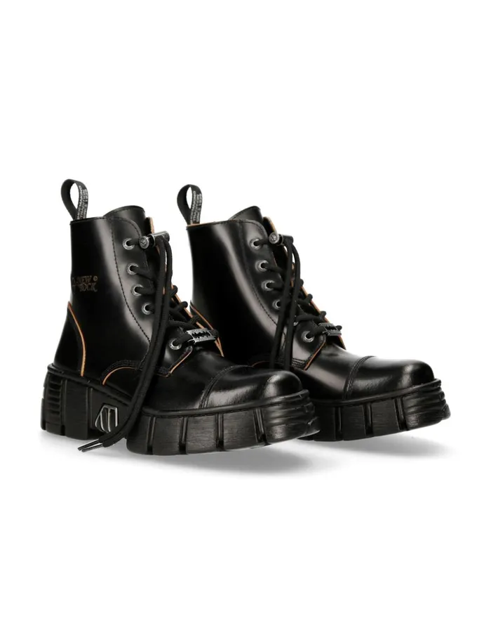 WomenMen MWall005nC4 New Rock Boots