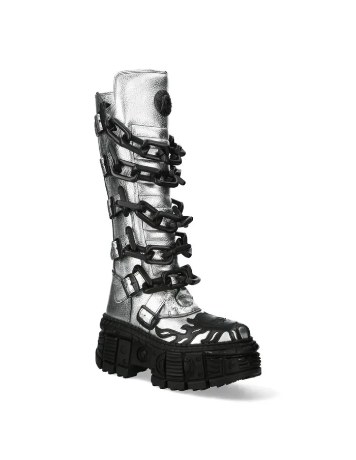 WomenMen MWall057C2 New Rock High Boots WomenMen MWall057C2 New Rock High Boots