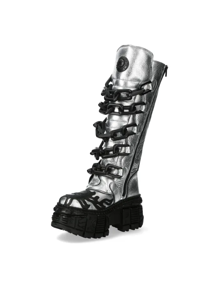 WomenMen MWall057C2 New Rock High Boots WomenMen MWall057C2 New Rock High Boots