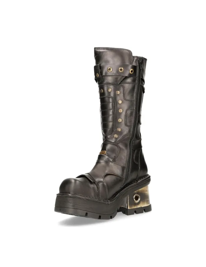 WomenMen Metallic M1021C4 New Rock Boots WomenMen Metallic M1021C4 New Rock Boots