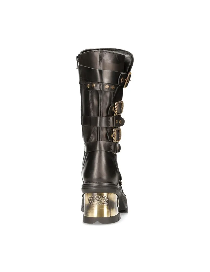 WomenMen Metallic M1021C4 New Rock Boots WomenMen Metallic M1021C4 New Rock Boots