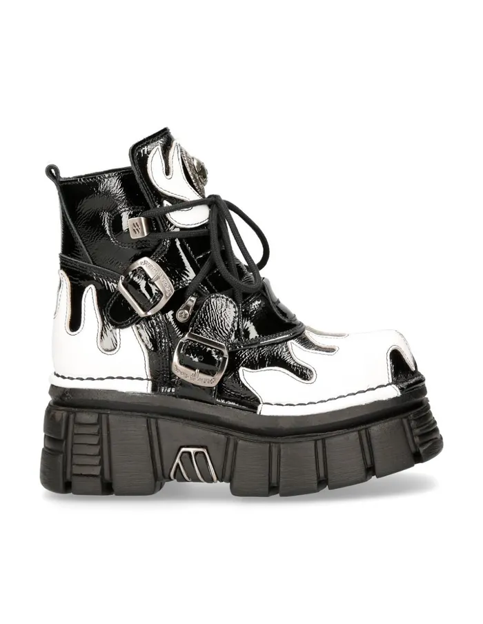 WomenMen Metallic M288C10 New Rock Boots WomenMen Metallic M288C10 New Rock Boots