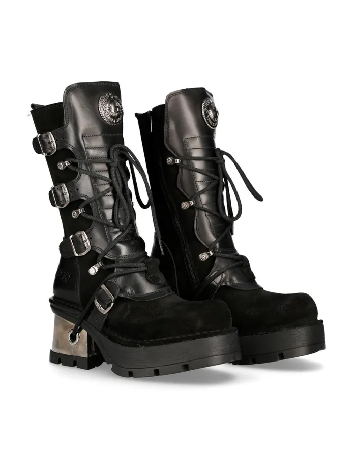 WomenMen Metallic M373qC1 New Rock Boots