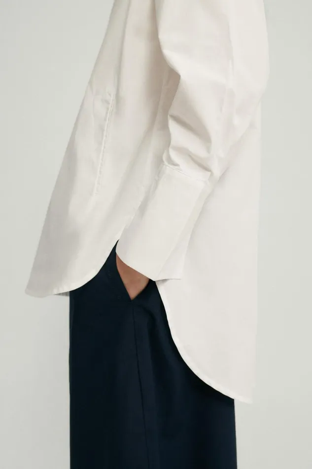 WomenMen Olaya Shirt White Ecoalf Onepointzero
