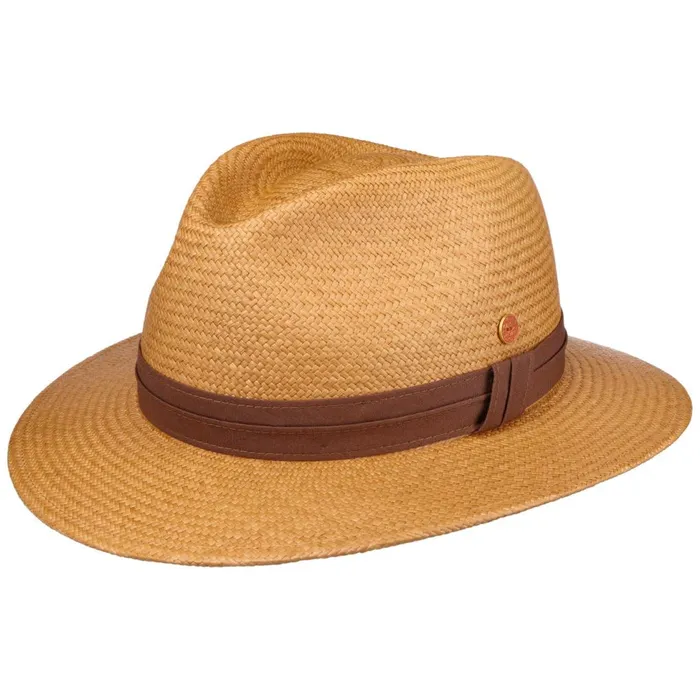 WomenMen Straw Hats Mayser Gero Panama Hat Camel