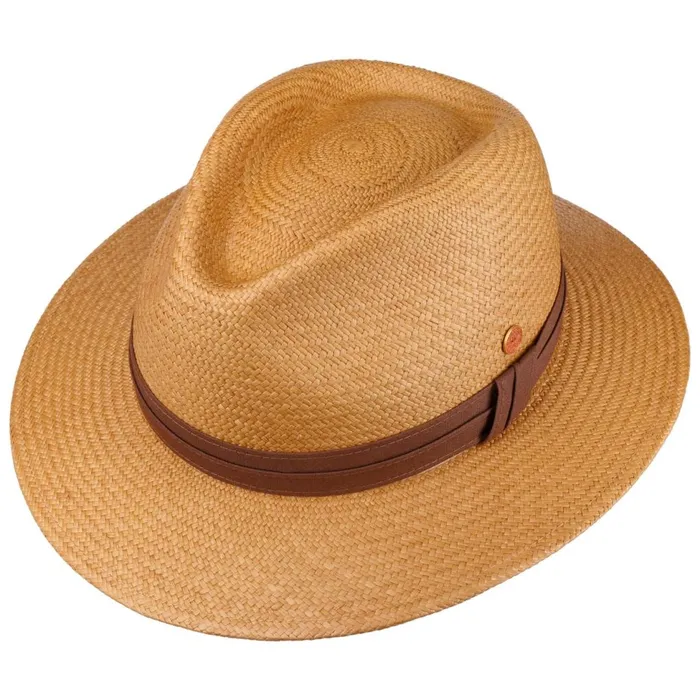 WomenMen Straw Hats Mayser Gero Panama Hat Camel WomenMen Straw Hats Mayser Gero Panama Hat Camel