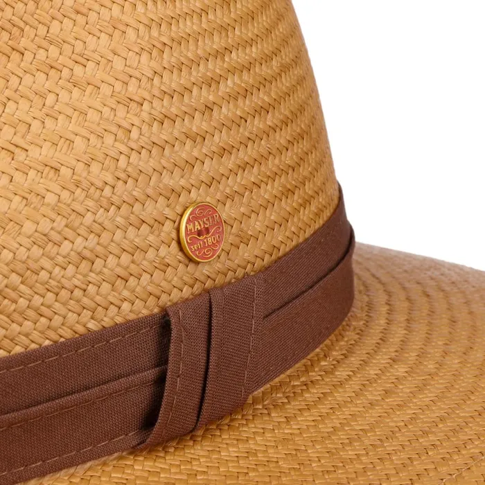 WomenMen Straw Hats Mayser Gero Panama Hat Camel WomenMen Straw Hats Mayser Gero Panama Hat Camel