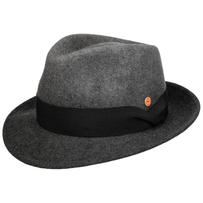 WomenMen Trilby Hats Mayser Manuel Trilby Wool Hat Blue WomenMen Trilby Hats Mayser Manuel Trilby Wool Hat Blue