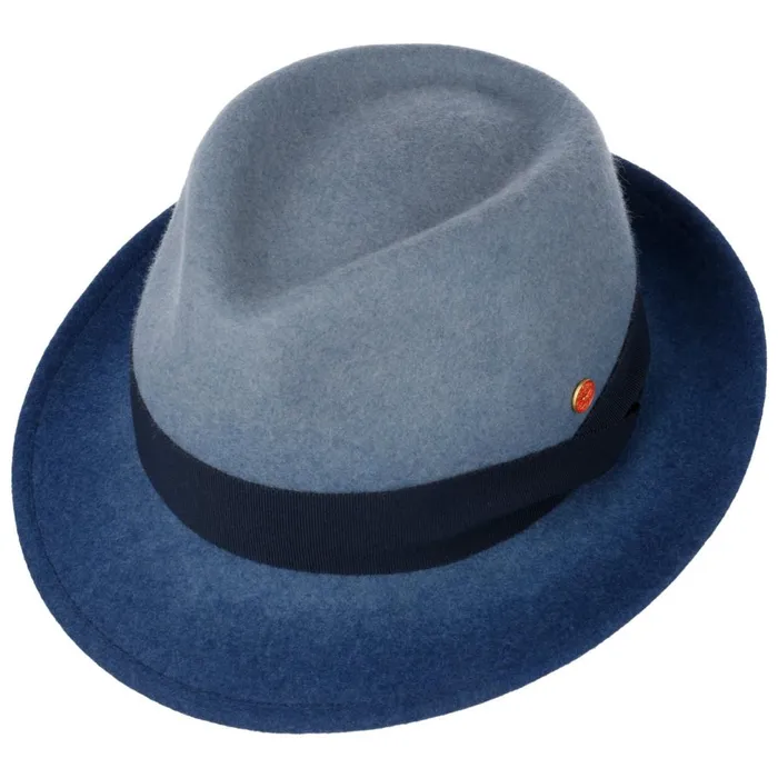 WomenMen Trilby Hats Mayser Manuel Trilby Wool Hat Blue WomenMen Trilby Hats Mayser Manuel Trilby Wool Hat Blue