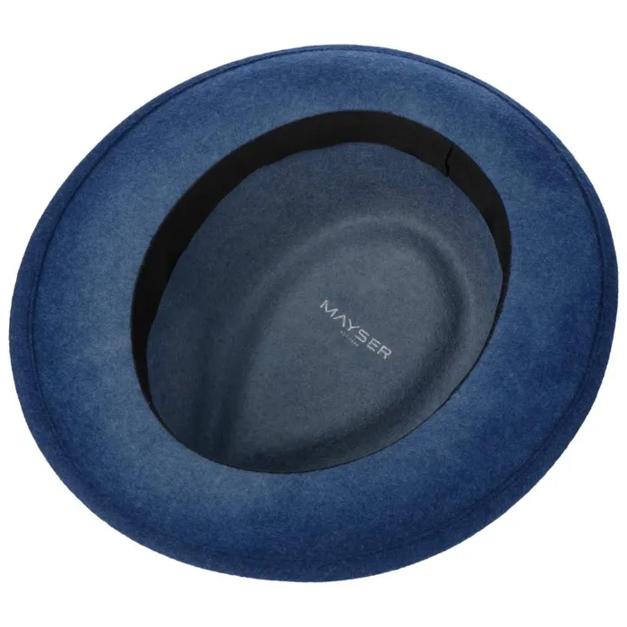 WomenMen Trilby Hats Mayser Manuel Trilby Wool Hat Blue WomenMen Trilby Hats Mayser Manuel Trilby Wool Hat Blue