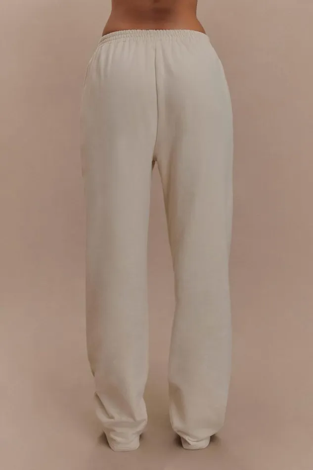 Women Meshki Bottoms Blake Straight Leg Joggers 8211 Stone