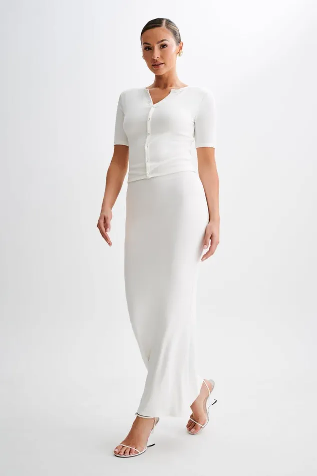 Women Meshki Bottoms Jonah Modal Maxi Skirt 8211 Ivory