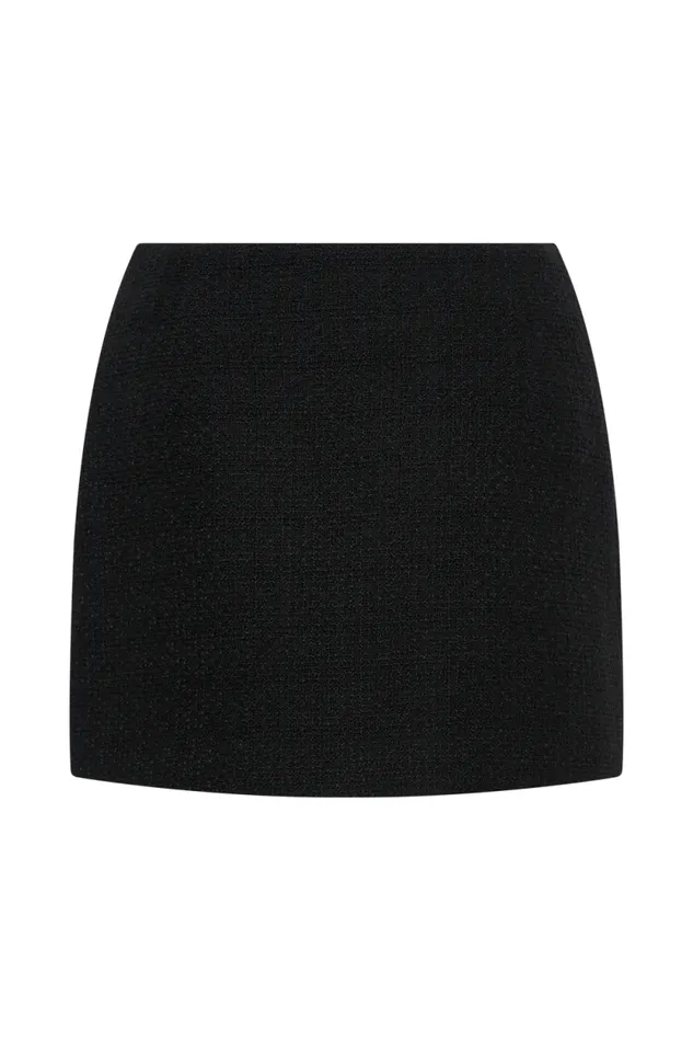Women Meshki Bottoms Parisa Boucle Skirt 8211 Black